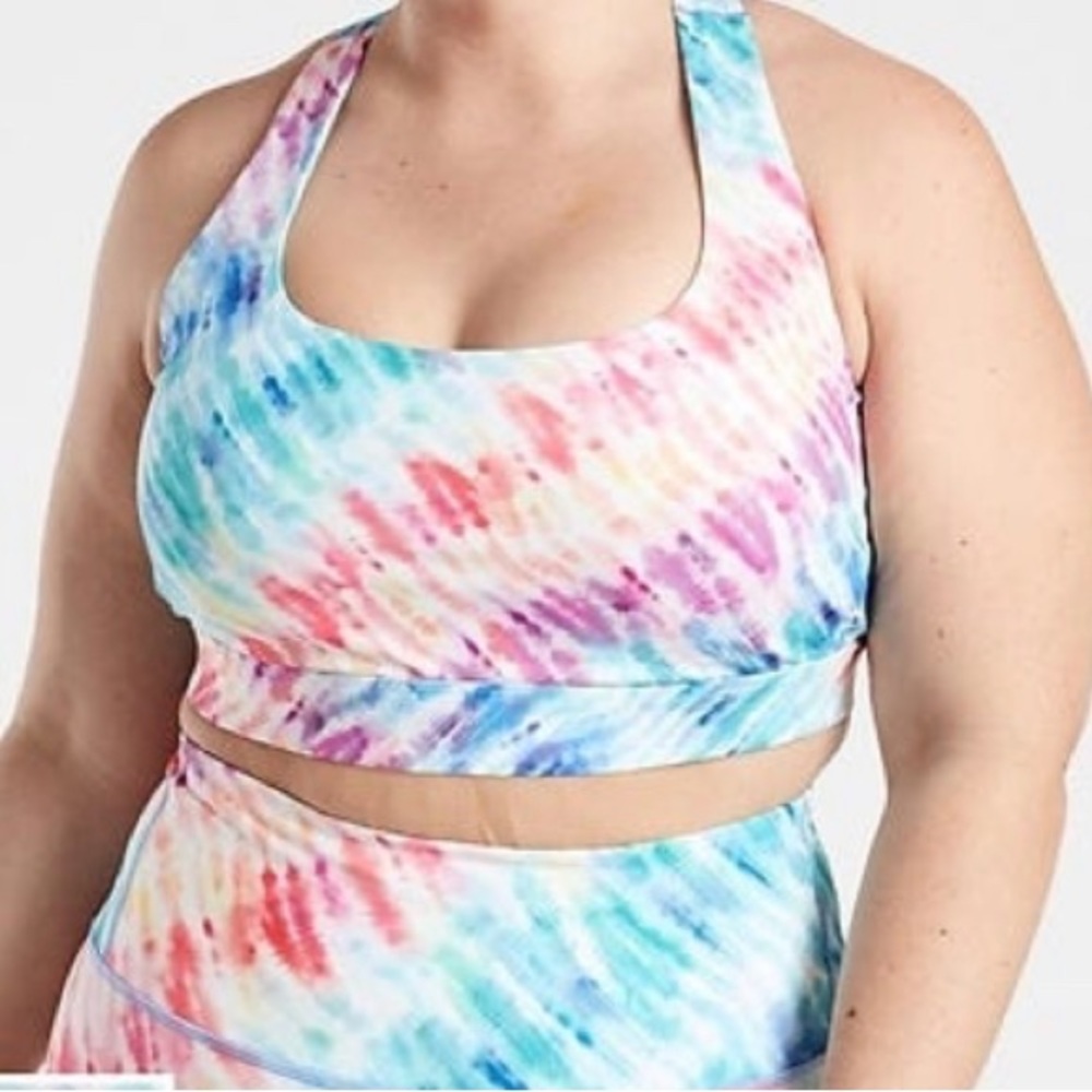 NWT Athleta Ultimate Love Rainbow Bra DD /DDD - size 3X